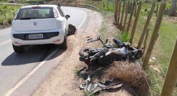 Adolescente de 17 anos morre em acidente de moto com carro na MG-111